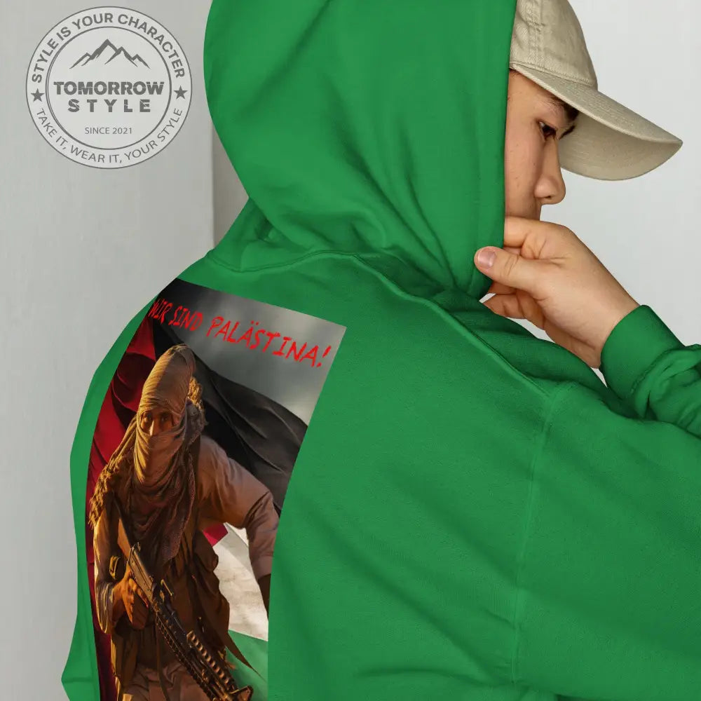 Statement Hoodie für Herren: „Wir sind Palästina“ - Tomorrow Style