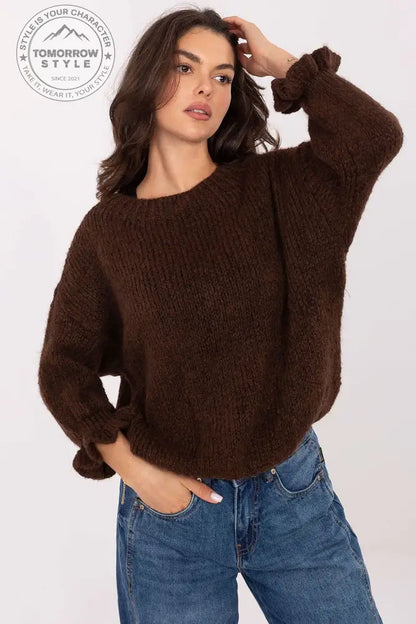 Stilvoller Damenpullover mit Rüschenärmeln - Tomorrow Style