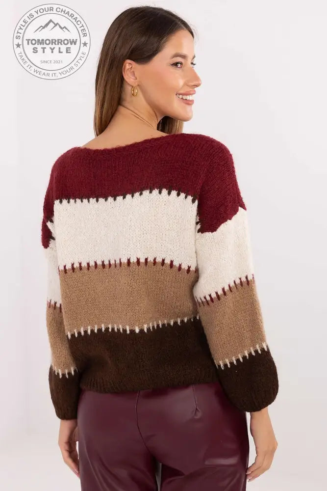 Stilvoller Damenpullover mit Streifenmuster – Bequemer Chic für den Alltag - Tomorrow Style
