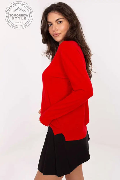 Stilvoller V - Ausschnitt Damenpullover - Tomorrow Style