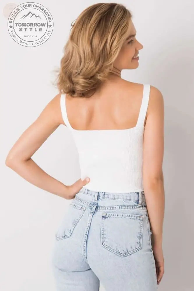 Stilvolles geripptes Oberteil aus Acryl: Die perfekte Wahl für modernen Stil! - Tomorrow Style