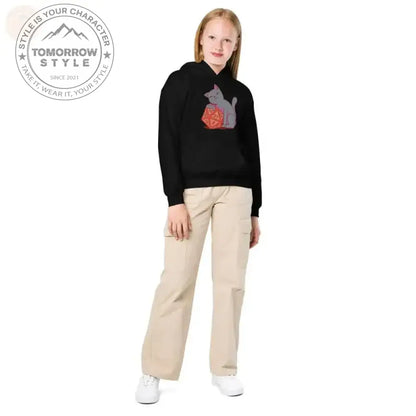 Strapazierfähiger Kapuzenpullover aus schwerer Mischung für aktive Mädchen - Tomorrow Style