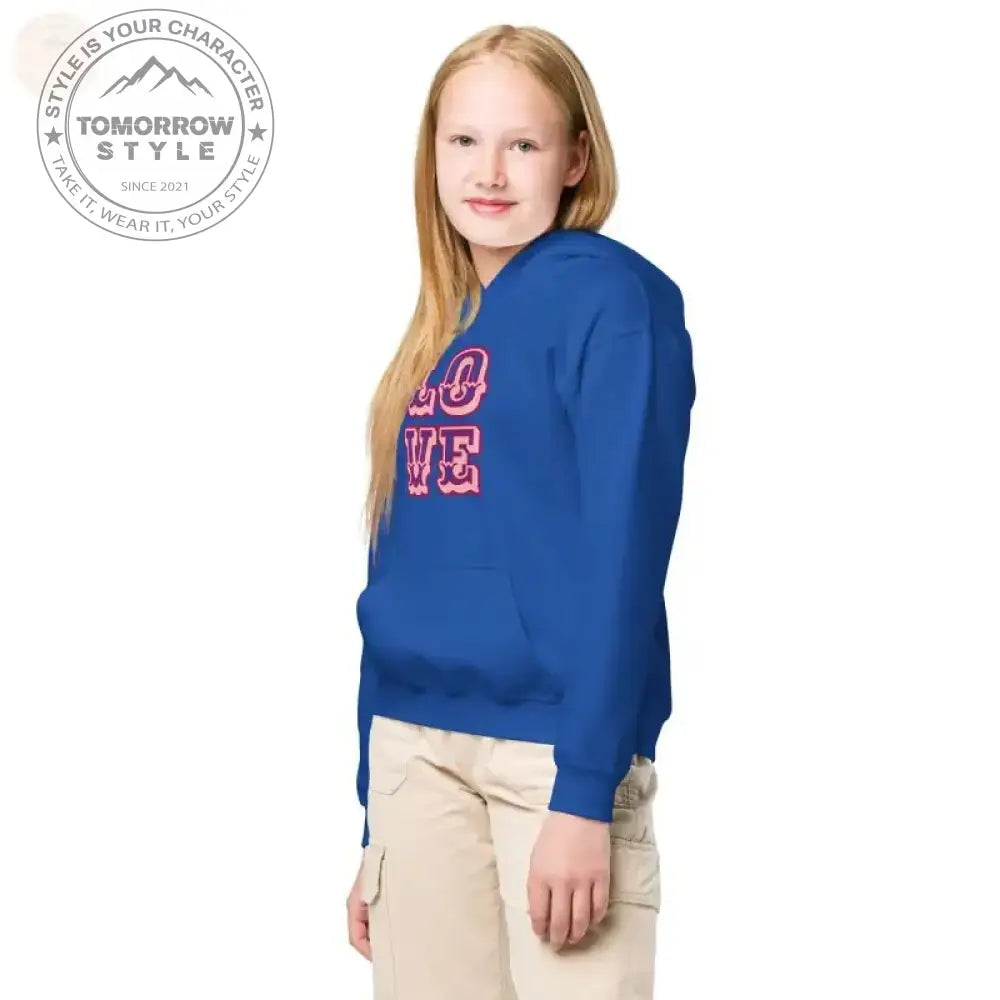 Strapazierfähiger und gemütlicher Kapuzenpullover aus Mischgewebe für aktive Mädchen - Tomorrow Style