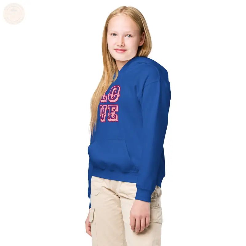 Strapazierfähiger und gemütlicher Kapuzenpullover aus Mischgewebe für aktive Mädchen - Tomorrow Style