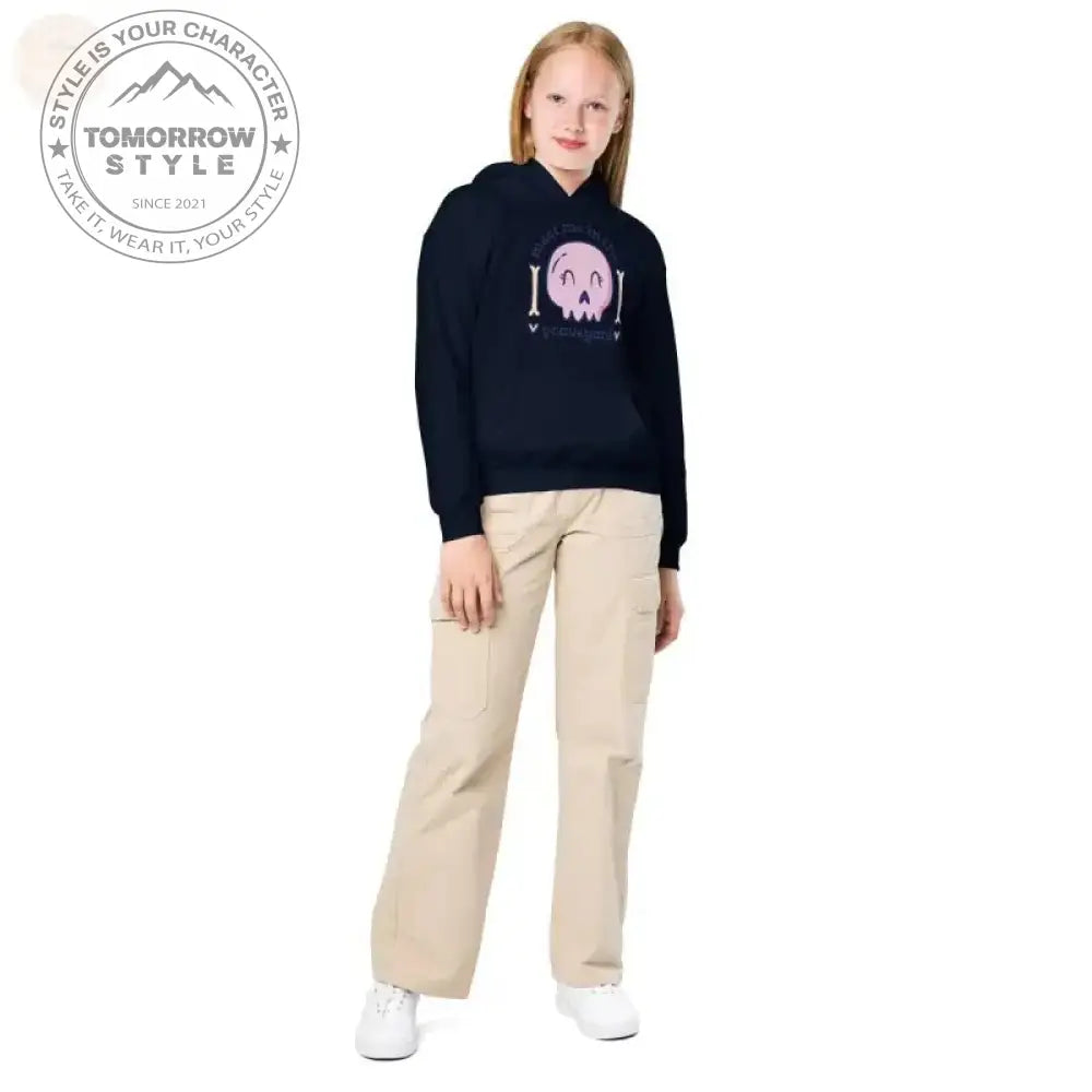 Sturmtauglicher Heavy - Misch - Hoodie für Mädchen - Tomorrow Style