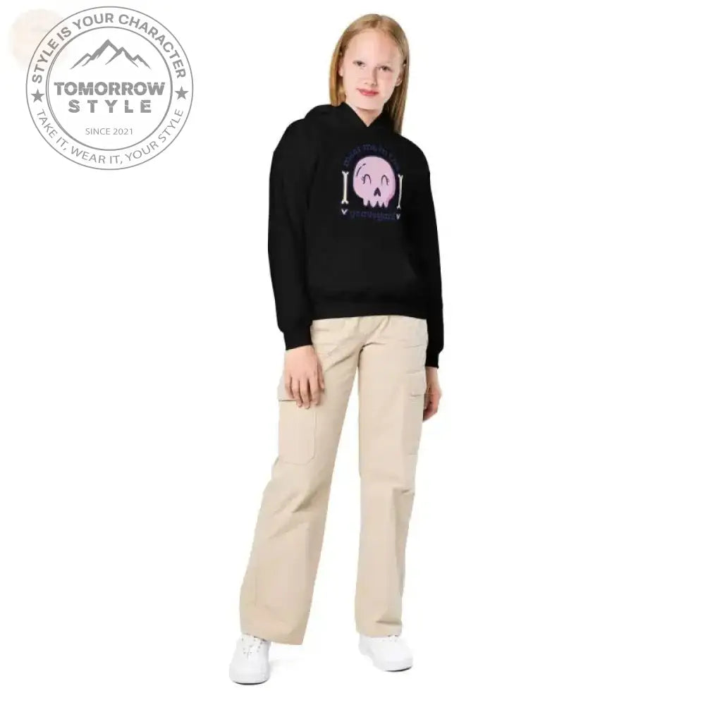 Sturmtauglicher Heavy - Misch - Hoodie für Mädchen - Tomorrow Style