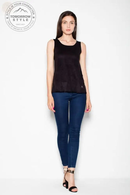 Stylische Schulterbluse aus Wildleder – perfekt für den Alltag! - Tomorrow Style