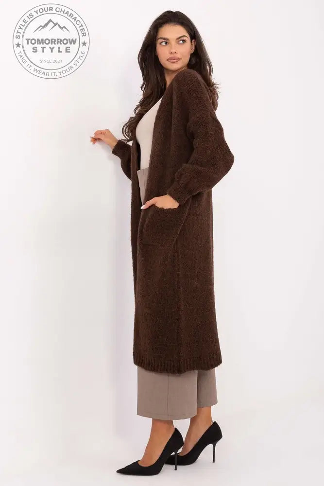 Stylischer, langer Damen - Cardigan - Tomorrow Style