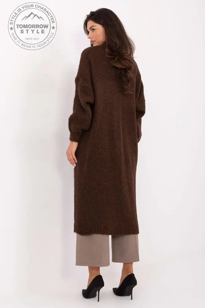 Stylischer, langer Damen - Cardigan - Tomorrow Style