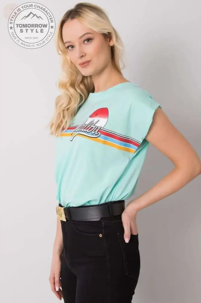 Stylisches Damen - T-Shirt mit Buchstaben: Alltags - Chic! - Tomorrow Style