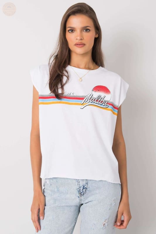 Stylisches Damen - T-Shirt mit Buchstaben: Alltags - Chic! - Tomorrow Style