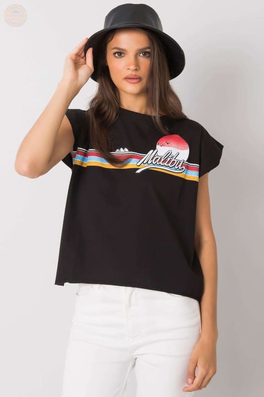 Stylisches Damen - T-Shirt mit Buchstaben: Alltags - Chic! - Tomorrow Style