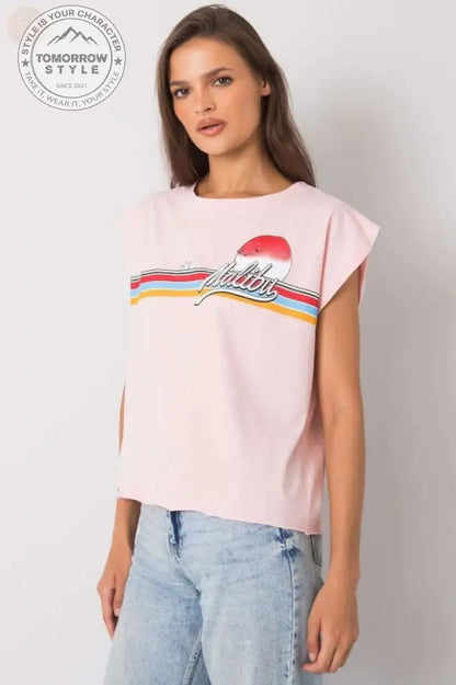 Stylisches Damen - T-Shirt mit Buchstaben: Alltags - Chic! - Tomorrow Style