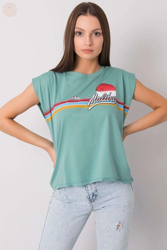 Stylisches Damen - T-Shirt mit Buchstaben: Alltags - Chic! - Tomorrow Style
