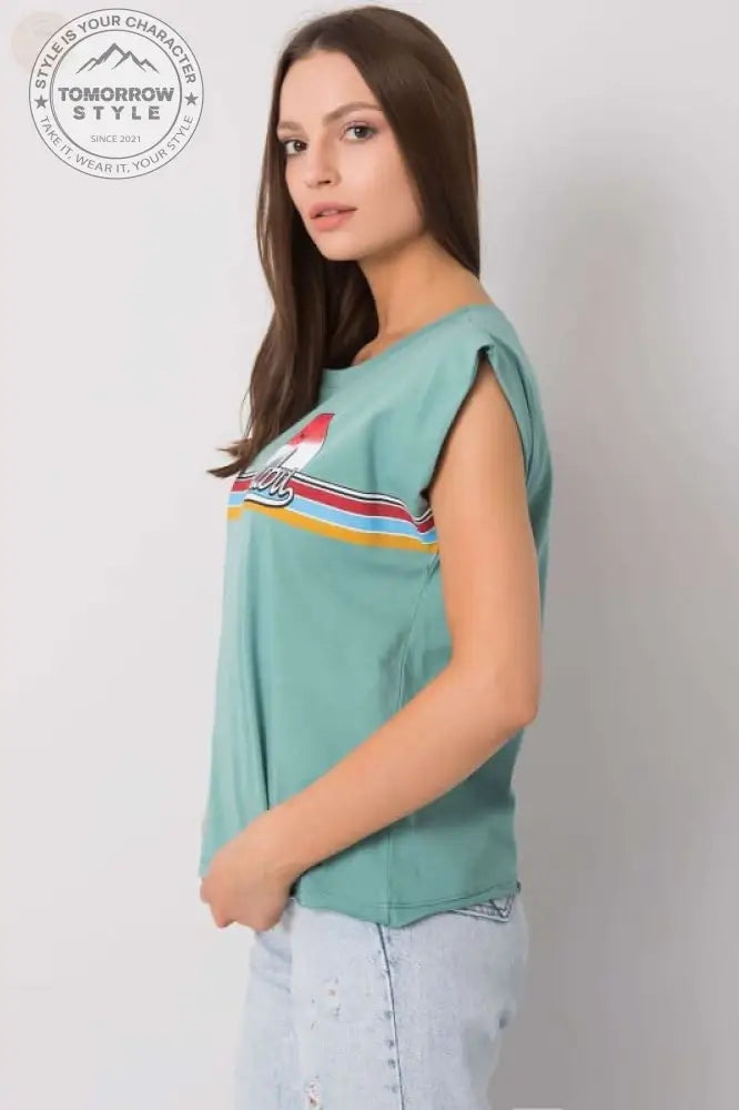Stylisches Damen - T-Shirt mit Buchstaben: Alltags - Chic! - Tomorrow Style