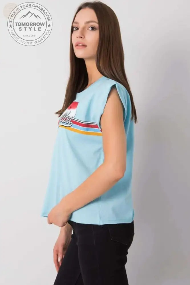 Stylisches Damen - T-Shirt mit Buchstaben: Alltags - Chic! - Tomorrow Style