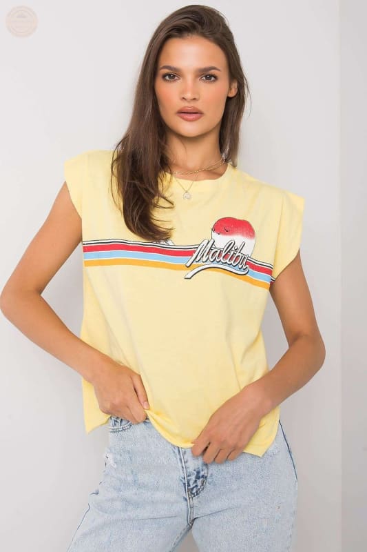 Stylisches Damen - T-Shirt mit Buchstaben: Alltags - Chic! - Tomorrow Style