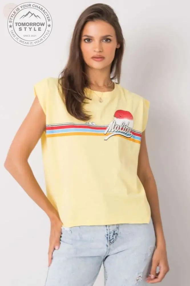 Stylisches Damen - T-Shirt mit Buchstaben: Alltags - Chic! - Tomorrow Style