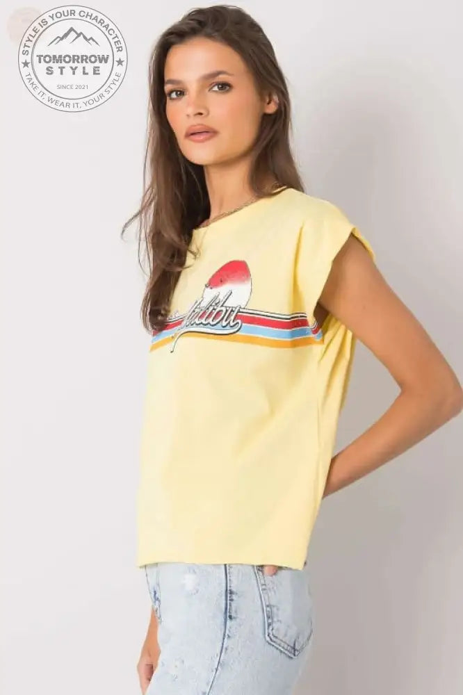 Stylisches Damen - T-Shirt mit Buchstaben: Alltags - Chic! - Tomorrow Style