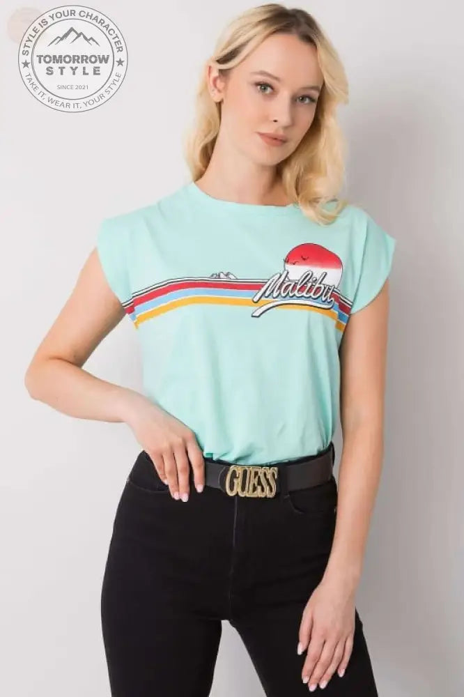 Stylisches Damen - T-Shirt mit Buchstaben: Alltags - Chic! - Tomorrow Style