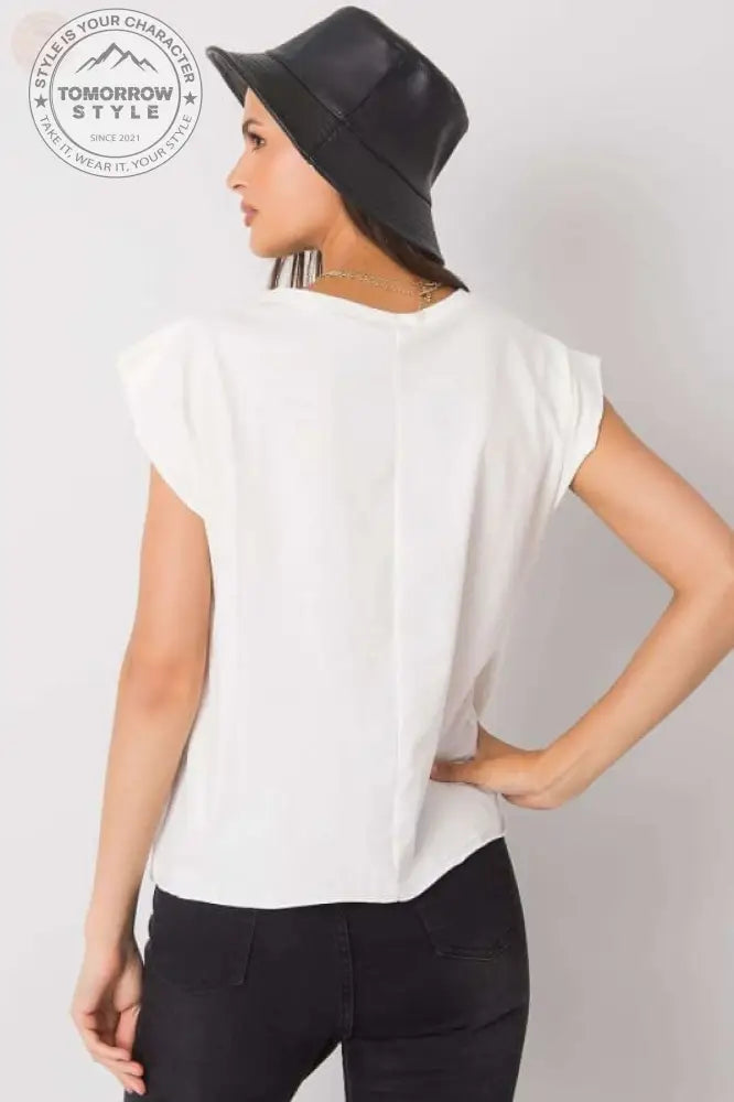 Stylisches Damen - T-Shirt mit Buchstaben: Alltags - Chic! - Tomorrow Style