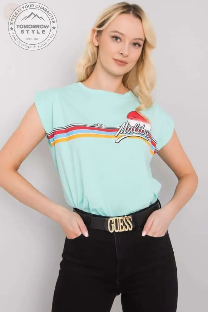 Stylisches Damen - T-Shirt mit Buchstaben: Alltags - Chic! - Tomorrow Style