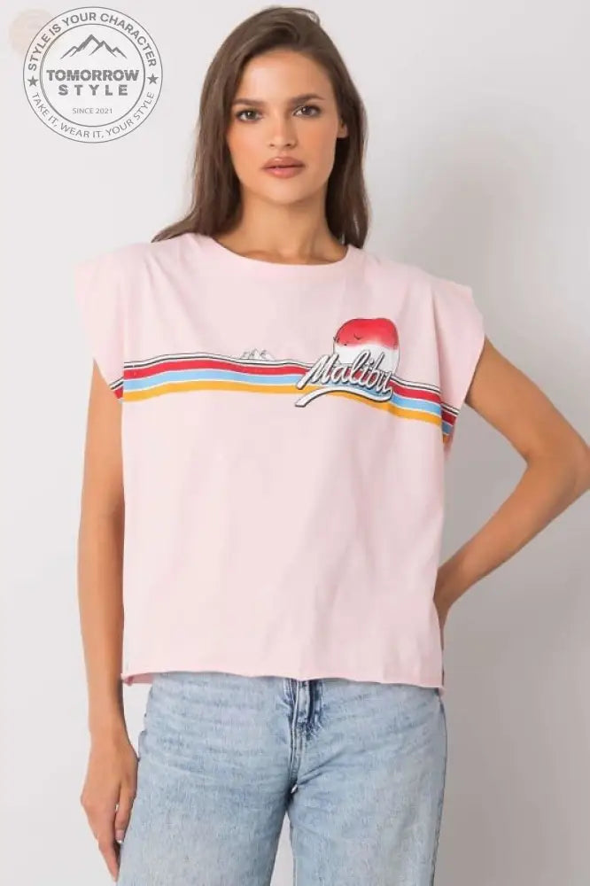 Stylisches Damen - T-Shirt mit Buchstaben: Alltags - Chic! - Tomorrow Style