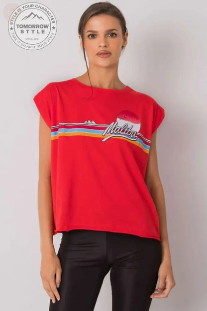 Stylisches Damen - T-Shirt mit Buchstaben: Alltags - Chic! - Tomorrow Style