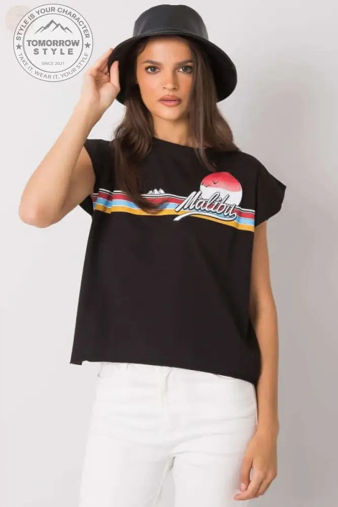 Stylisches Damen - T-Shirt mit Buchstaben: Alltags - Chic! - Tomorrow Style