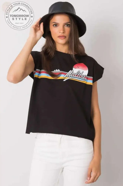 Stylisches Damen - T-Shirt mit Buchstaben: Alltags - Chic! - Tomorrow Style