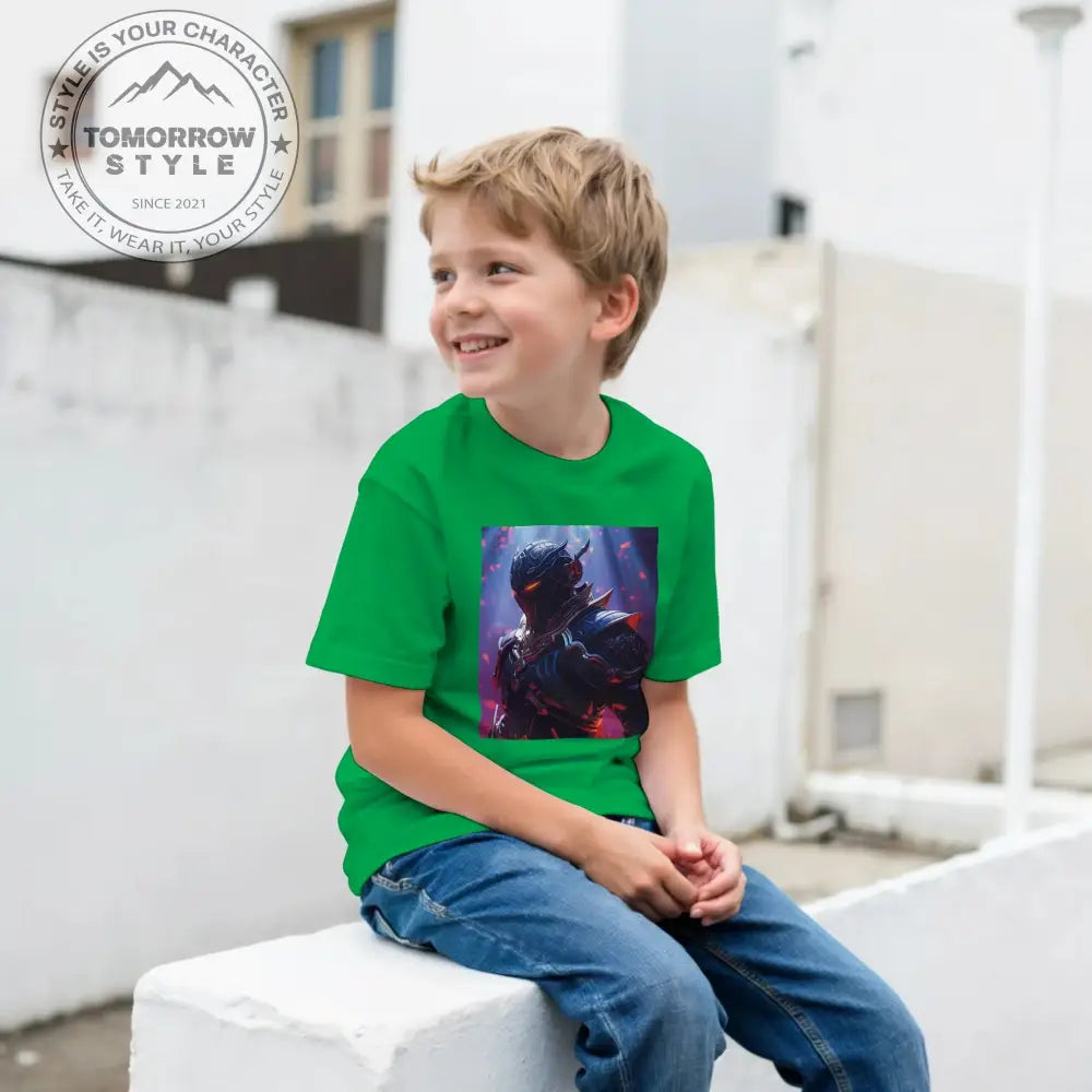 Stylish Jungs T-Shirt Mit Bedrucken Helden - Tomorrow Style