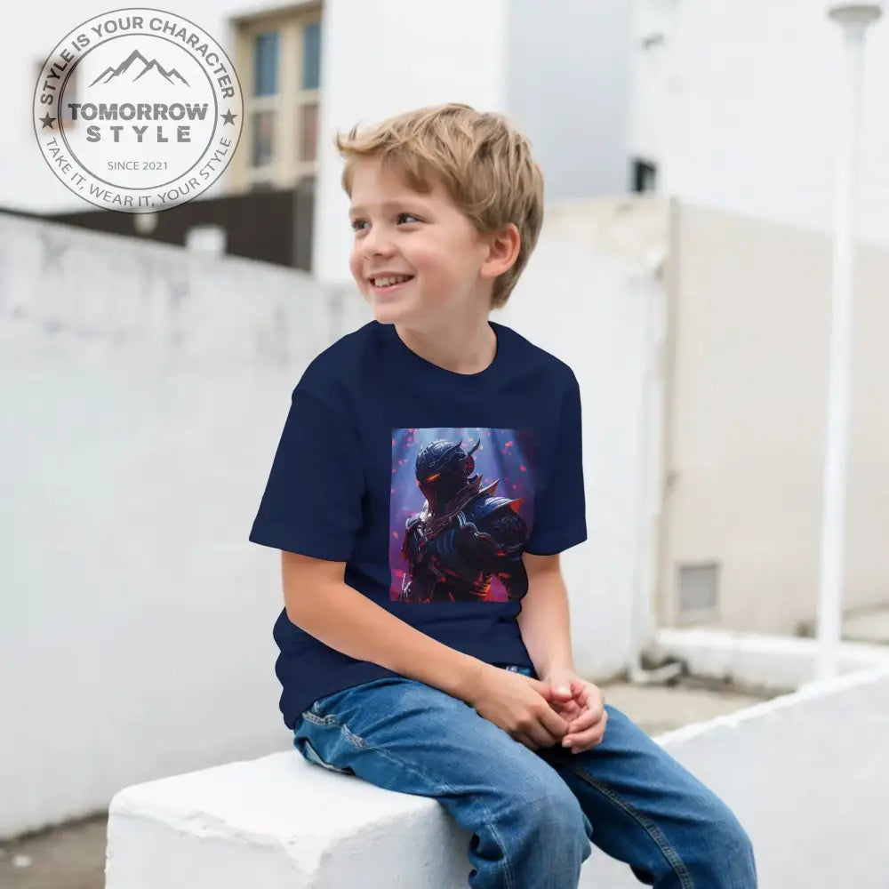 Stylish Jungs T-Shirt Mit Bedrucken Helden - Tomorrow Style