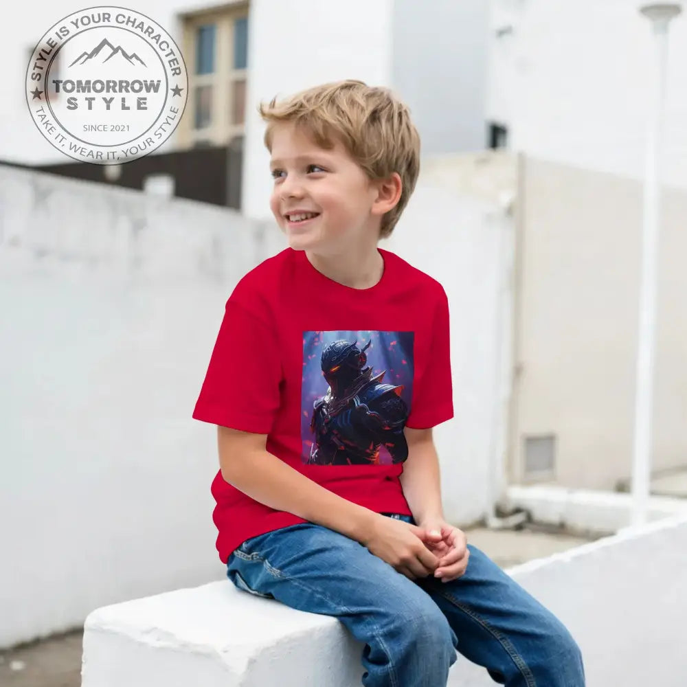 Stylish Jungs T-Shirt Mit Bedrucken Helden - Tomorrow Style