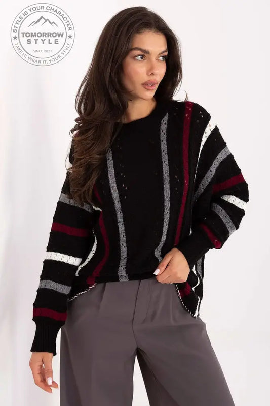 Stylish Stripe - Damen Oversize - Pullover - Tomorrow Style
