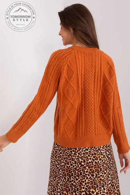 Stylisher Rundhals-Cardigan mit Knopfdetails - Tomorrow Style