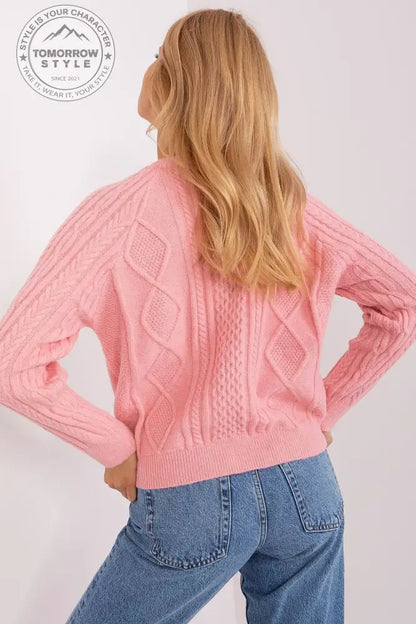 Stylisher Rundhals-Cardigan mit Knopfdetails - Tomorrow Style