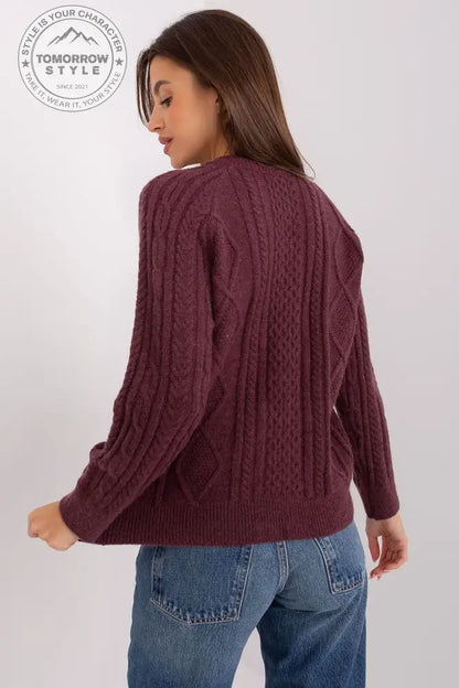 Stylisher Rundhals-Cardigan mit Knopfdetails - Tomorrow Style