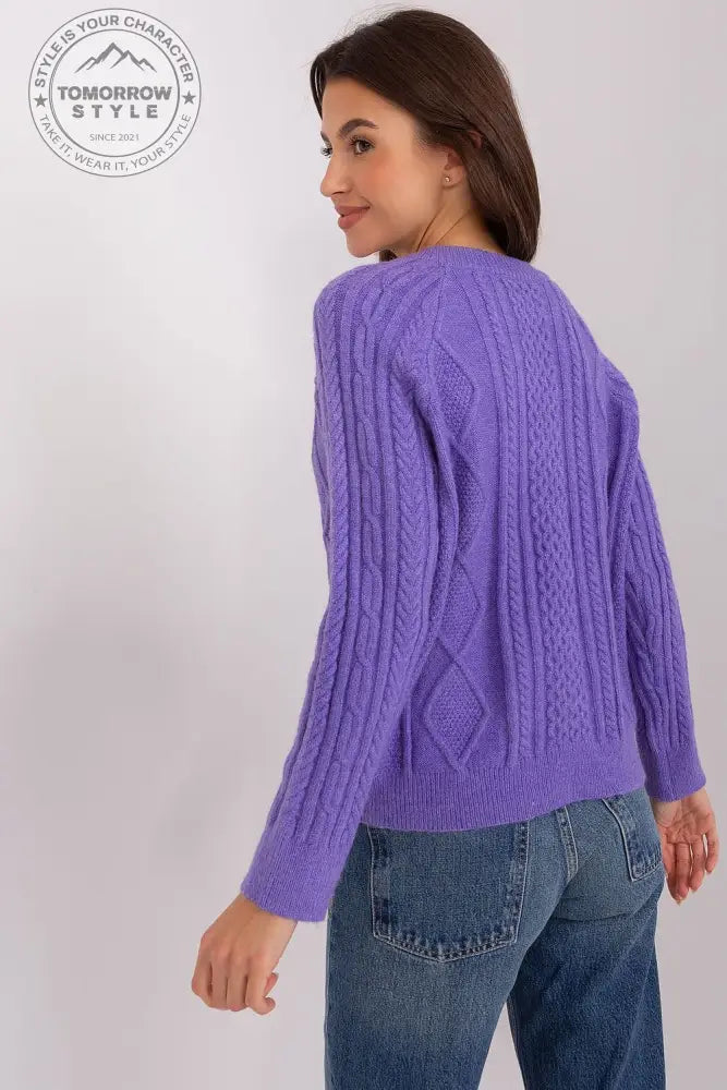 Stylisher Rundhals-Cardigan mit Knopfdetails - Tomorrow Style