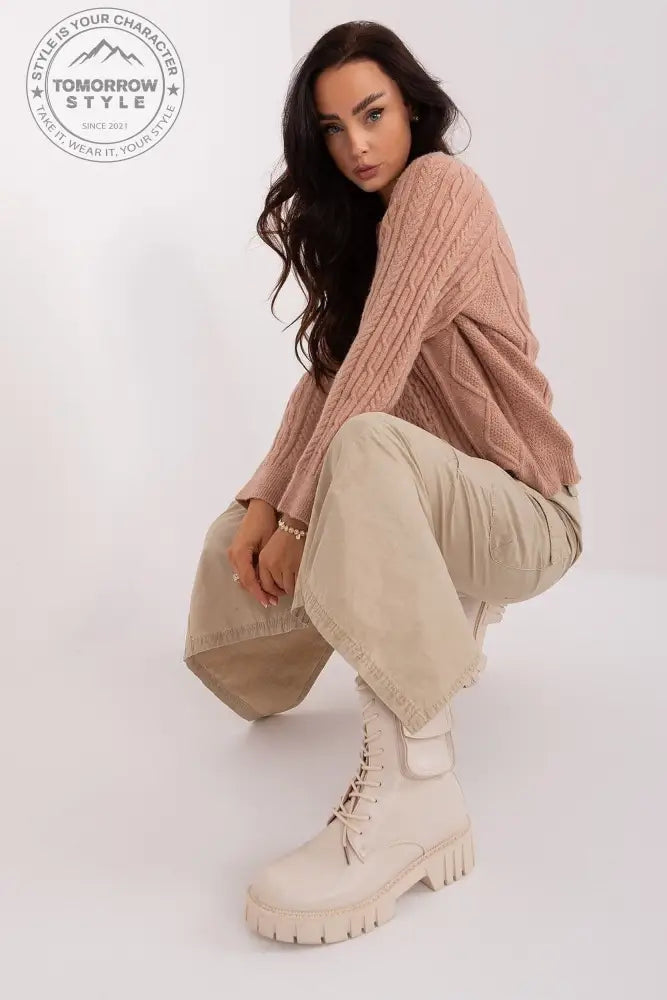 Stylisher Rundhals-Cardigan mit Knopfdetails - Tomorrow Style