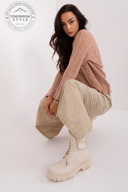 Stylisher Rundhals-Cardigan mit Knopfdetails - Tomorrow Style