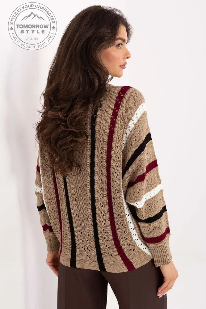 Stylisher Strickpullover mit Streifen - Tomorrow Style
