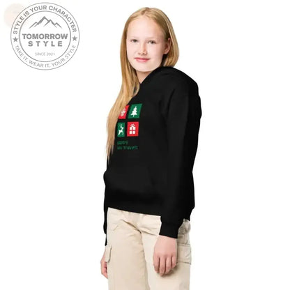 Super strapazierfähiger Jugend - Misch - Hoodie – bereit für Abenteuer! - Tomorrow Style