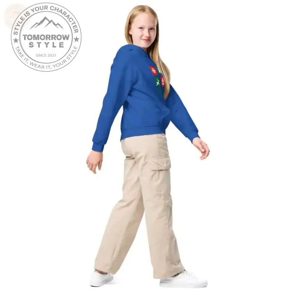 Super strapazierfähiger Jugend - Misch - Hoodie – bereit für Abenteuer! - Tomorrow Style