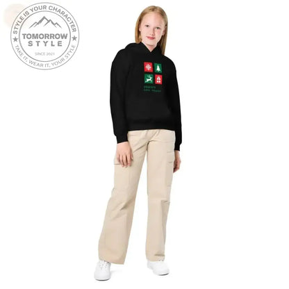 Super strapazierfähiger Jugend - Misch - Hoodie – bereit für Abenteuer! - Tomorrow Style