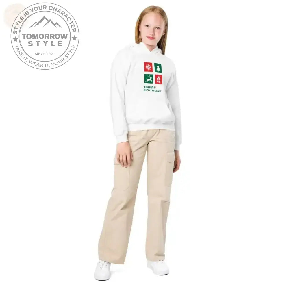 Super strapazierfähiger Jugend - Misch - Hoodie – bereit für Abenteuer! - Tomorrow Style