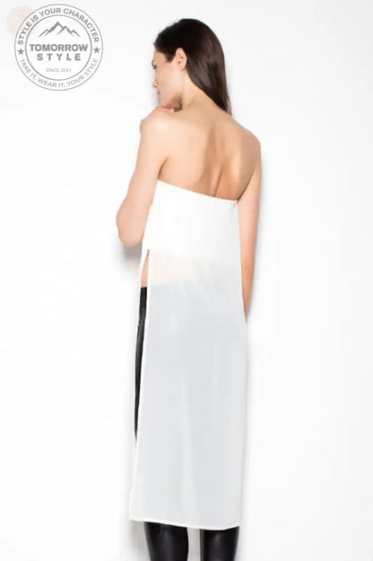 Schickes trägerloses Chiffon - Top: Heben Sie sich ab! - Tomorrow Style