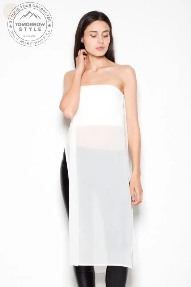 Schickes trägerloses Chiffon - Top: Heben Sie sich ab! - Tomorrow Style