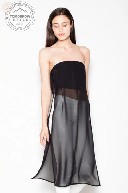 Schickes trägerloses Chiffon - Top: Heben Sie sich ab! - Tomorrow Style