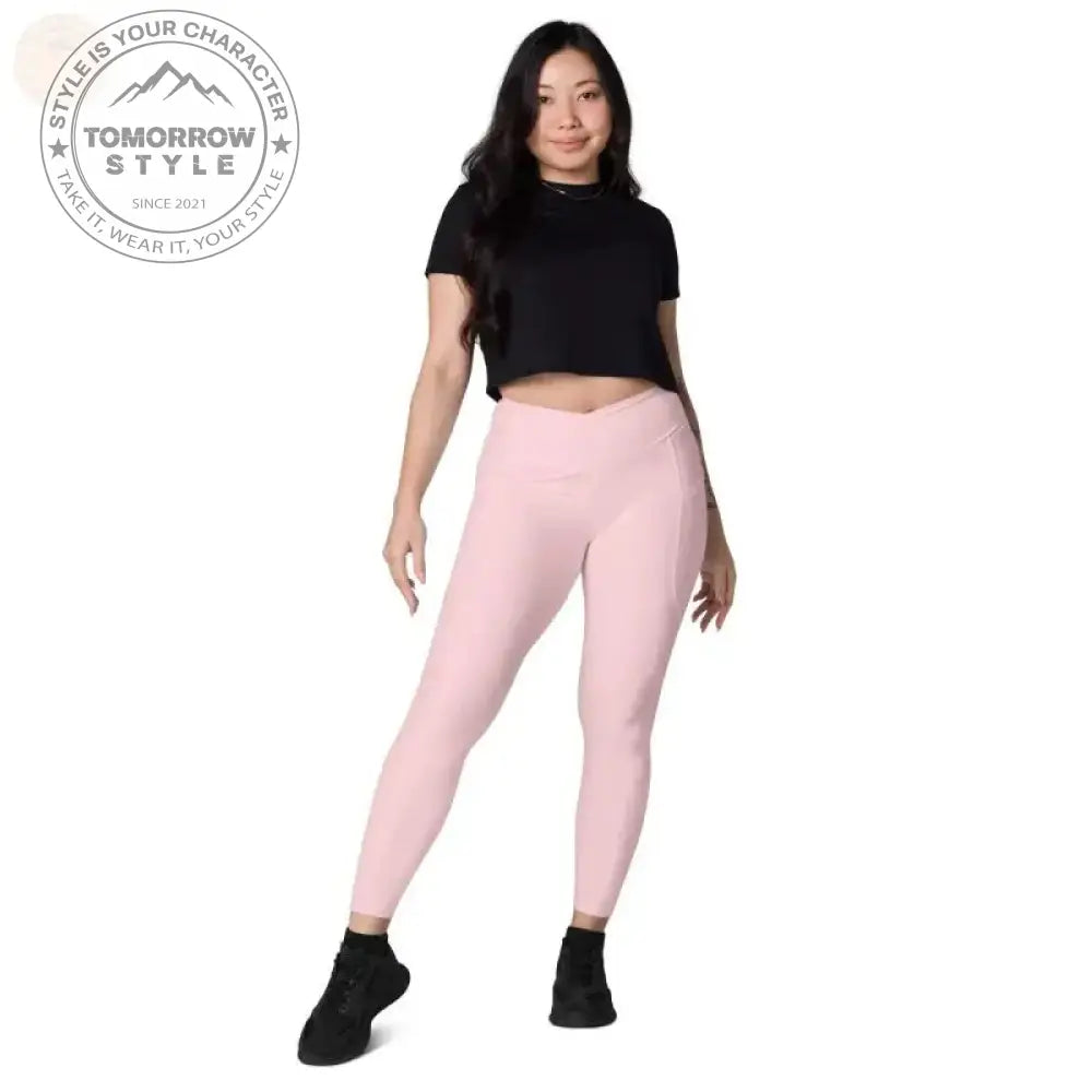 Trendige V - Taille - Leggings: Perfektion mit Taschen! - Tomorrow Style