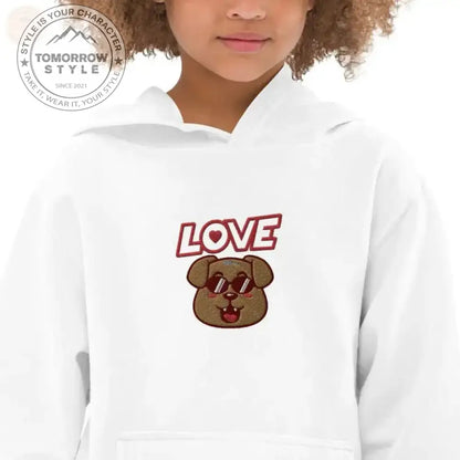 Abenteuerbereiter bestickter Vlies - Hoodie für Mädchen - Tomorrow Style